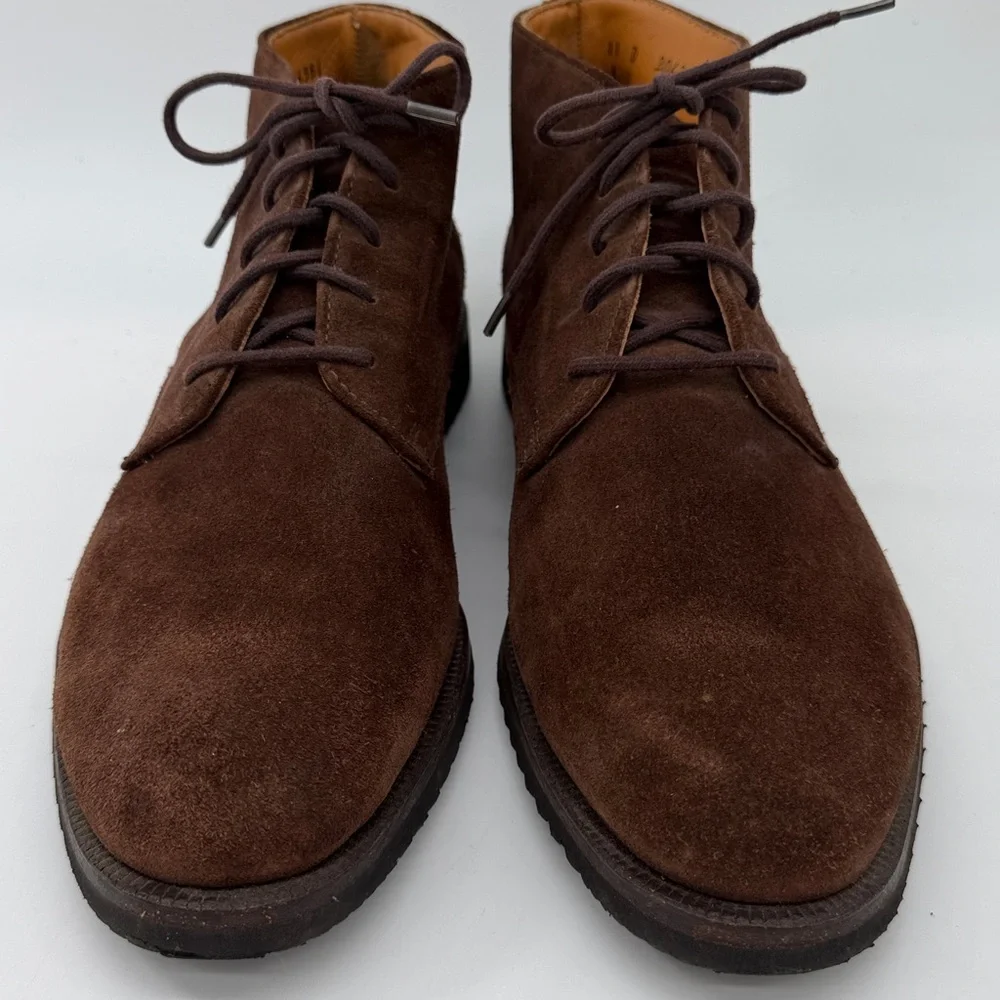 Cole Haan Roundhill Grand Waterproof Chukka Boots Brown Suede Men's Size 11D